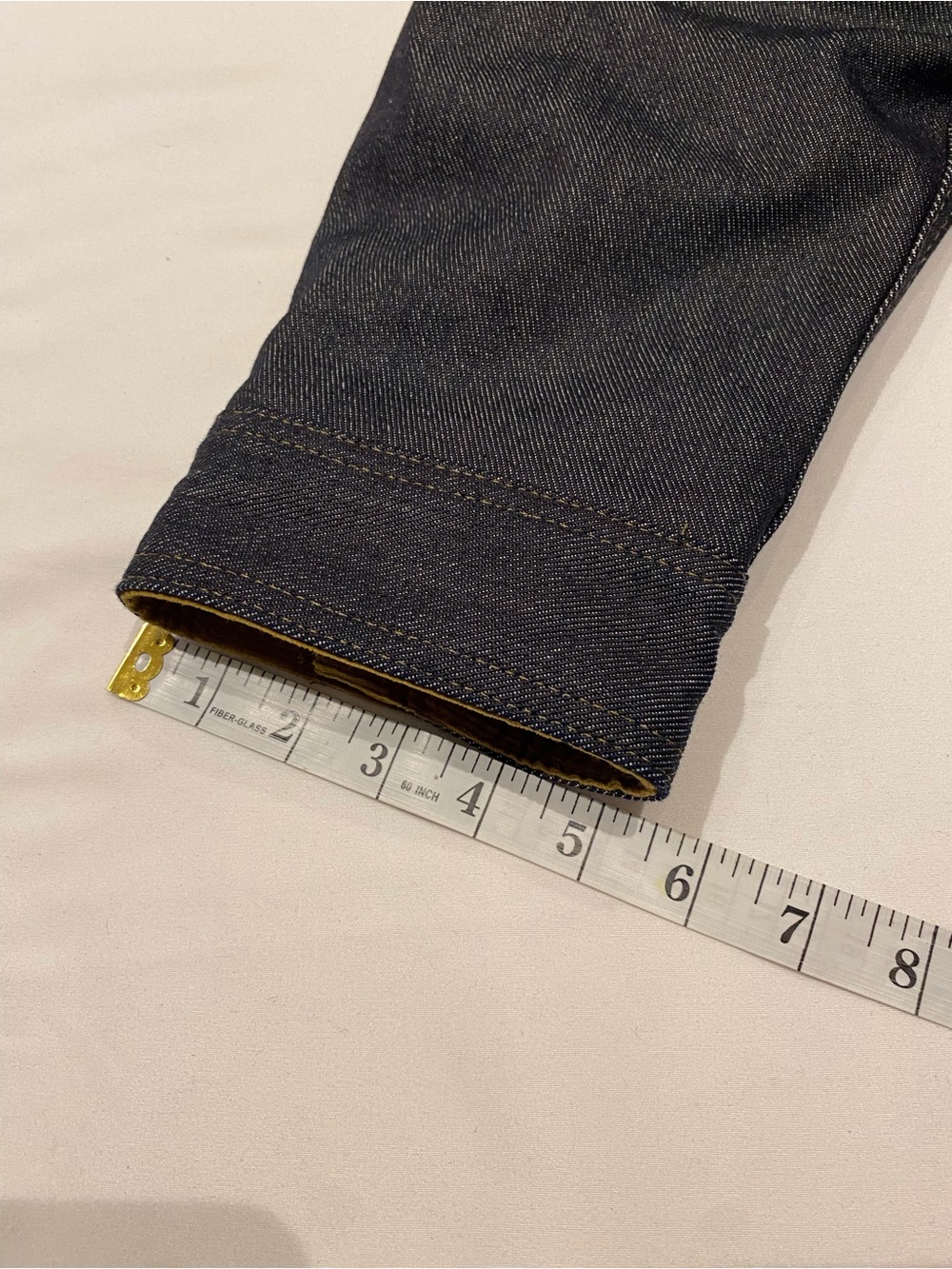 Filson Wool Lined Indigo Denim Work Jacket with Corduroy Collar - Picture 16 of 16